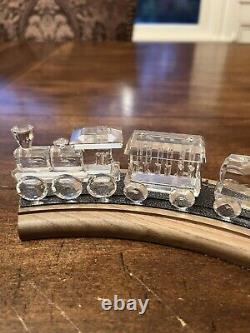 Swarovski Train Set with Track and Boxes