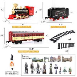TEMI Electric Train Toy Set Car Railway and Tracks Game Boys Toys for Children