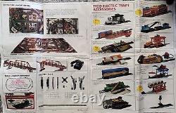 TYCO ELECTRIC TRAIN Santa Fe Train Set track accessories Parts 1985 Pre-owned