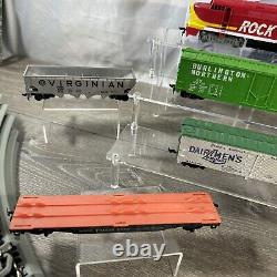 TYCO HO Scale Freight HO Scale Train Set Bachmann Power Pack & EZ Tracks Works