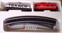 TYCO USA Express Train Set 4301 Locomotive, Auto Carrier, Bridge, Power Pack +