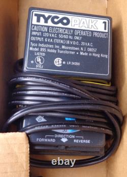 TYCO USA Express Train Set 4301 Locomotive, Auto Carrier, Bridge, Power Pack +