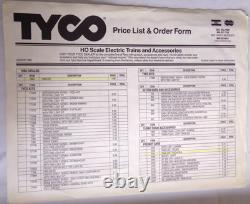 TYCO USA Express Train Set 4301 Locomotive, Auto Carrier, Bridge, Power Pack +