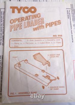 TYCO USA Express Train Set 4301 Locomotive, Auto Carrier, Bridge, Power Pack +