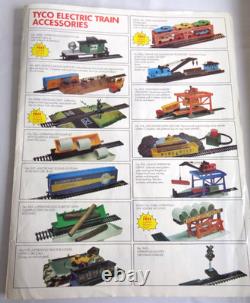 TYCO USA Express Train Set 4301 Locomotive, Auto Carrier, Bridge, Power Pack +