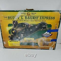 The Buddy L Railway Express Train Set LTD Edition of 2,000 No 9 G Scale READ