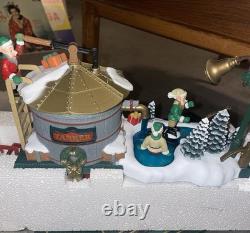 The HOLIDAY EXPRESS Animated Christmas Train Set #384 Extra Track 8 Cars