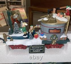 The HOLIDAY EXPRESS Animated Christmas Train Set #384 Extra Track 8 Cars