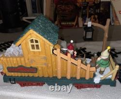 The HOLIDAY EXPRESS Animated Christmas Train Set #384 Extra Track 8 Cars