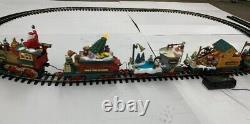 The Holiday Express Animated Train Set by New Bright #385 with Extra Track