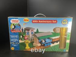 Thomas & Friends 60th Anniversary Set NIP Sealed Gold Train Wooden Train Tracks