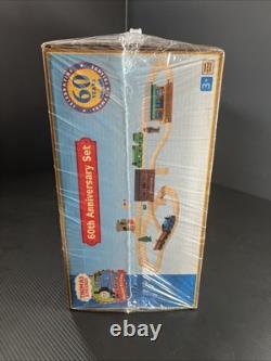 Thomas & Friends 60th Anniversary Set NIP Sealed Gold Train Wooden Train Tracks