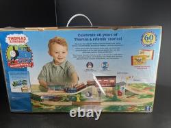 Thomas & Friends 60th Anniversary Set NIP Sealed Gold Train Wooden Train Tracks