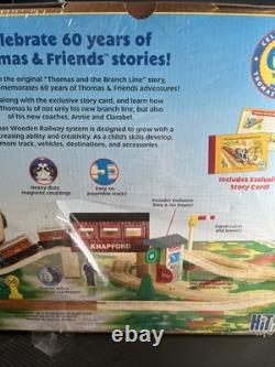 Thomas & Friends 60th Anniversary Set NIP Sealed Gold Train Wooden Train Tracks
