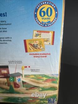 Thomas & Friends 60th Anniversary Set NIP Sealed Gold Train Wooden Train Tracks
