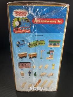 Thomas & Friends 60th Anniversary Set NIP Sealed Gold Train Wooden Train Tracks