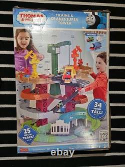 Thomas & Friends Fisher-Price Trains & Cranes Super Tower Track Set Playset Toys