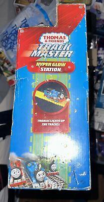 Thomas & Friends Hyper Glow Station Train Set Glow in Dark Track Motorized NEW