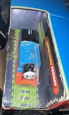 Thomas & Friends Hyper Glow Station Train Set Glow in Dark Track Motorized NEW