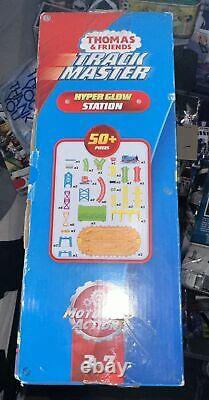 Thomas & Friends Hyper Glow Station Train Set Glow in Dark Track Motorized NEW