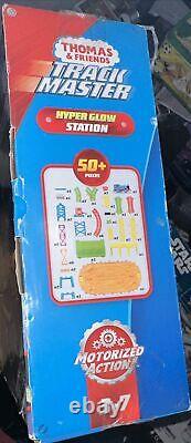 Thomas & Friends Hyper Glow Station Train Set Glow in Dark Track Motorized NEW