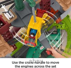 Thomas & Friends Multi-Level Toy Track Set, Trains & Cranes Super Tower with