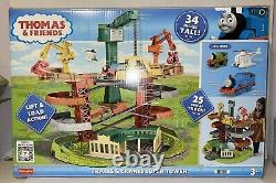 Thomas & Friends Trains & Cranes Super Tower Train Track Set + 30 EXTRAS BIG LOT