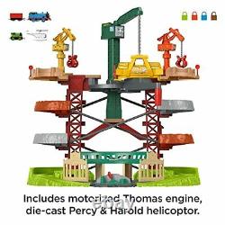 Thomas & Friends Trains & Cranes Super Tower motorized train and track set fo