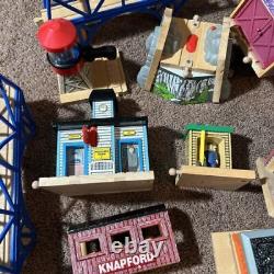 Thomas & Friends Wooden Railway Thomas The Tank Engine Train Set Lot And Track