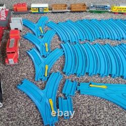 Thomas Plarail Toy Train Set Lot Mixed Cars and Track Pieces Assorted parts