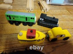 Thomas Tank Engine Wooden Train Set Lot VTG Building Track