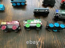 Thomas the train and friends wooden track cars engines 150 piece lot set railway