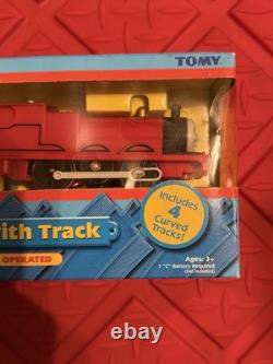 Tomy Thomas & Friends James With Track Motorized Toy Train Engine set 2005