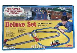 Tomy Thomas The Tank Engine Train Tracks Battery Rail Deluxe Set New In Open Box