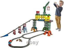 Toy Train Set, Super Station, Extra Large Race Track with Motorized Thomas, D