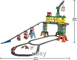 Toy Train Set, Super Station, Extra Large Race Track with Motorized Thomas, D