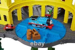 Toy Train Set, Super Station, Extra Large Race Track with Motorized Thomas, D