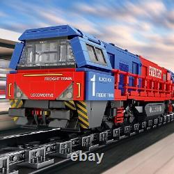 Train Building Set for Adults, G2000 City Freight Train with Train Track, Die