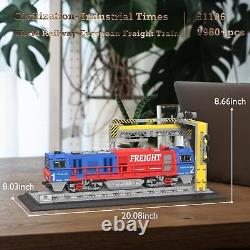 Train Building Set for Adults, G2000 City Freight Train with Train Track, Die