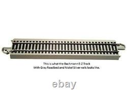 Train Layout #002 Bachmann HO EZ Track Nickel Silver 4' X 8' Train Set