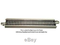 Train Layout #018 Bachmann HO EZ Track Nickel Silver 4' X 6' Train Set