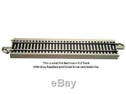 Train Layout #031 Bachmann HO EZ Track Nickel Silver 4' X 8' Train Set