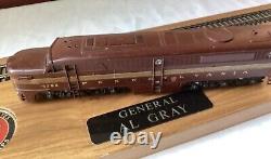 Train Model & 20 Track & 2 Challenge Coins Set From General A. M. Gray U. S. M. C