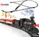 Train Set Metal Train Toys With Luxury Tracks And Glowing Passenger, Christmas