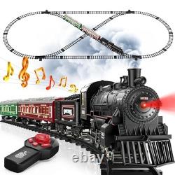 Train Set, Remote Control Train Toys with Luxury Track & Glowing High-End