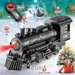 Train Set, Remote Control Train Toys with Luxury Track & Glowing High-End