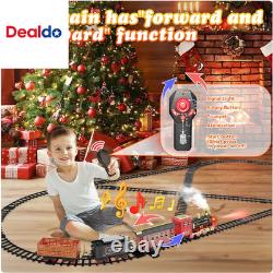 Train Set, Remote Control Train Toys with Luxury Tracks, Christmas Train Sets fo