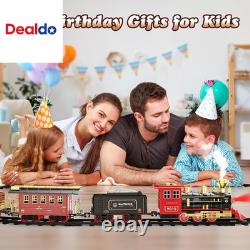 Train Set, Remote Control Train Toys with Luxury Tracks, Christmas Train Sets fo