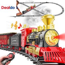 Train Set, Remote Control Train Toys with Luxury Tracks, Christmas Train Sets fo