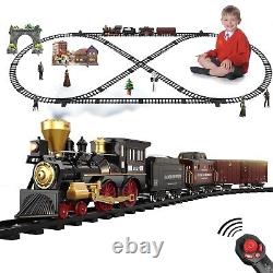 Train Set for Kids Electric Remote Control Train Track Around Christmas Tre